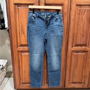 Old Navy High-Rise Wow Straight Jeans - Dark Blue 8P